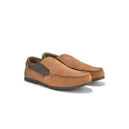 Woodland Men Nubuck Slip-On Sneakers