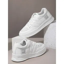 FCUK Men Woven Design Round-Toe Sneakers