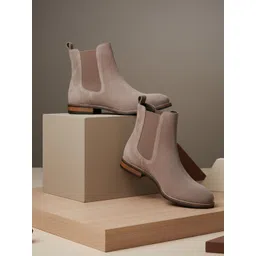 EZOK Women Round Toe Slip-On Boots