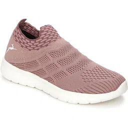 Women's Nude Woven Design Slip-On Sneakers Walking Shoes For Women