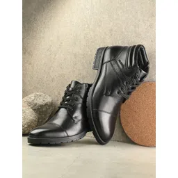 Valentino Men Casual Block-Heeled Regular Boots