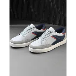 Roadster Men Grey PU Casual Shoes