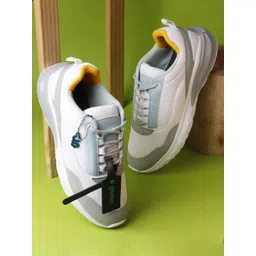 glitchez Men Lace-Ups Round Toe Sneakers