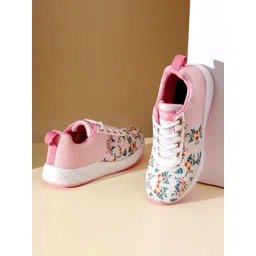 glitchez Women Mesh Walking Lace-Ups Non-Marking Shoes