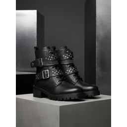 EZOK Women Round Toe Casual Comfortable Boots