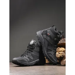 Leo's Fitness Shoes Waterproof Canvas Trekking Boots