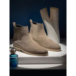GRIFFIN Men Suede Chelsea Boots