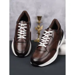 LOUIS STITCH Men's American Leatherette Sneaker Cushioned Casual Shoes