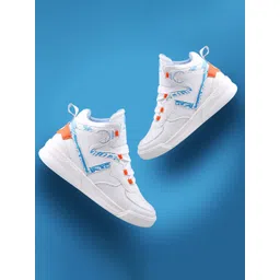 bacca bucci Men SKYLINE Mid Top Printed Shock-Resistant Sneakers