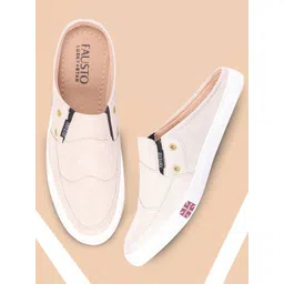 FAUSTO Men Lightweight Comfort Insole Mule Sneakers