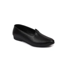FAUSTO Men Pointed Toe Textured Lightweight Mojaris