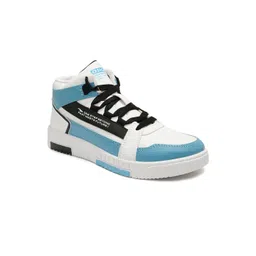 ASIAN Men Trazan Mid Top Colourblocked Lightweight Comfort Insole Basics Sneakers