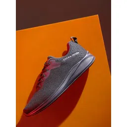 Jack & Jones Men Woven Design Lace-Up Sneakers