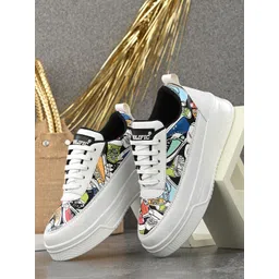 Prolific Women Printed LightWeight Sneakers