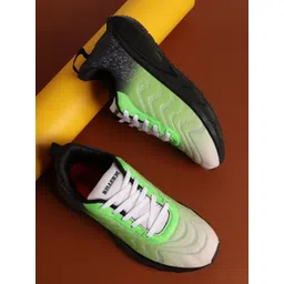 Killer Men Lace-Ups Colourblocked Flyknit Sneakers