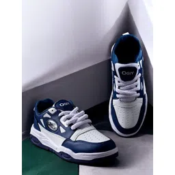 Spotwalk Men Colourblocked Lace-Up Sneakers