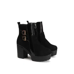 STRASSE PARIS Women Ankle Length Block HeeledBoots