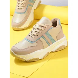Roadster Women Colourblocked Sneakers with Ultra Soft Cushion
