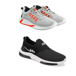 Free Kicks Men Multicoloured Mesh Marking Running Sports Shoes