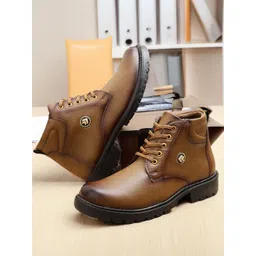 Woakers Men Leather Regular Boots