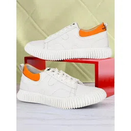 VATELIO Men Lace-Ups Round Toe Mesh Sneakers