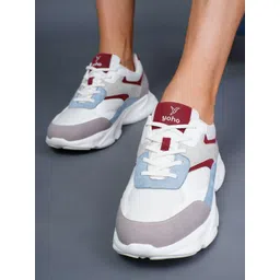 yoho Men Colourblocked Casual Lace-Ups Sneakers