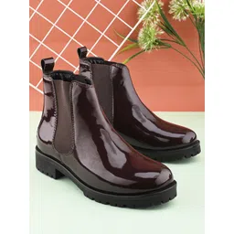 The Roadster Lifestyle Co Women Mid-Top Wedge Boots