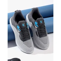 Cantabil Men Woven Design Lace-Ups Sports Shoes