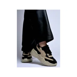 Shoetopia Smart Casual Comfortable Beige Sneakers for Women