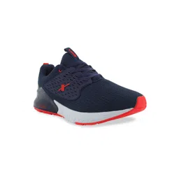 Sparx Men Navy Blue Mesh Running Non-Marking Shoes