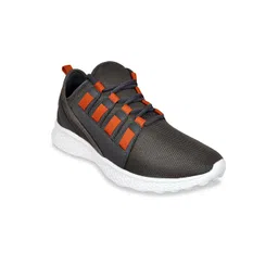 Allen Cooper Men Grey Mesh Running Non-Marking Shoes