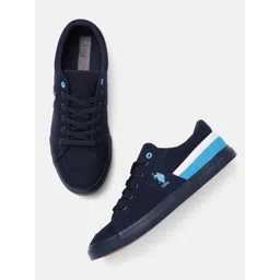 U.S. Polo Assn. Men Blue Solid CLARKIN 2.0 Sneakers