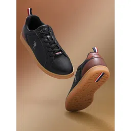 U.S. Polo Assn. Men Textured PU Sneakers