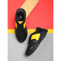 The Indian Garage Co Men Round Toe Lace-Ups Colourblocked Sneakers