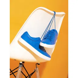 Jack & Jones Men Colourblocked Leather Sneakers