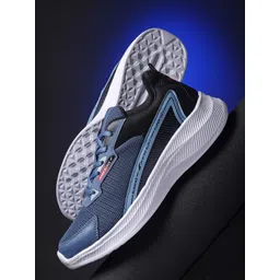 ASIAN Men Blue Woven Design Sneakers