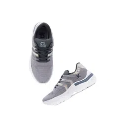 Carlton London sports Women Woven Design Mesh Comfort Insole Contrast Sole Sneakers