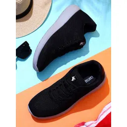 Cantabil Men Round Toe Textile Sneakers