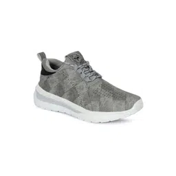 WIN9 Men Grey Perforations Sneakers
