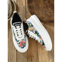 Prolific Men Printed LightWeight Sneakers