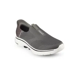 Skechers Men Self Design Non-Marking Slip On Walking Shoes