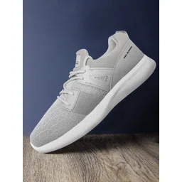 HRX by Hrithik Roshan U-17 Unisex Grey Woven Design Running Shoes