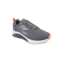 Campus Men Grey Melange Mesh Running Shoes
