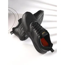 HRX by Hrithik Roshan Men Black Mesh Running Shoes