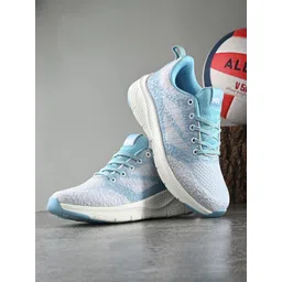 HRX by Hrithik Roshan Women Blue And White Memory Foam Non-Marking Running Shoes