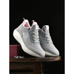 HRX by Hrithik Roshan Women Grey Flyknit Technology Running Shoes
