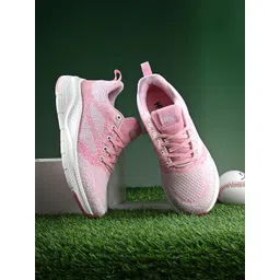 HRX by Hrithik Roshan Women Pink And White Memory Foam Non-Marking Running Shoes