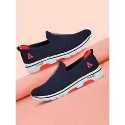 Aqualite Men Elastic Fit Technology Non-Marking Walking Sports Shoes