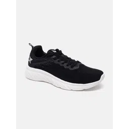 Xtep Men Black Textile Running Shoes