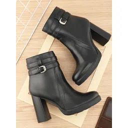 The Roadster Lifestyle Co Women Block-Heeled Regular Boots